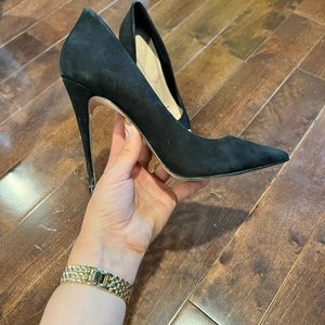 ALDO Black Suede Stilettos